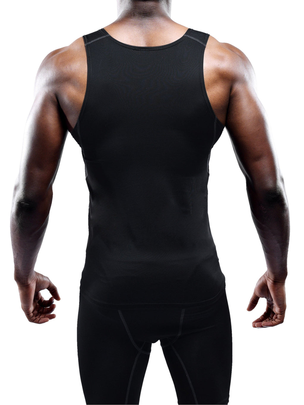 NELEUS Men's Athletic Compression Tank Top - Base Layer Sport Undershirt 3-Pack