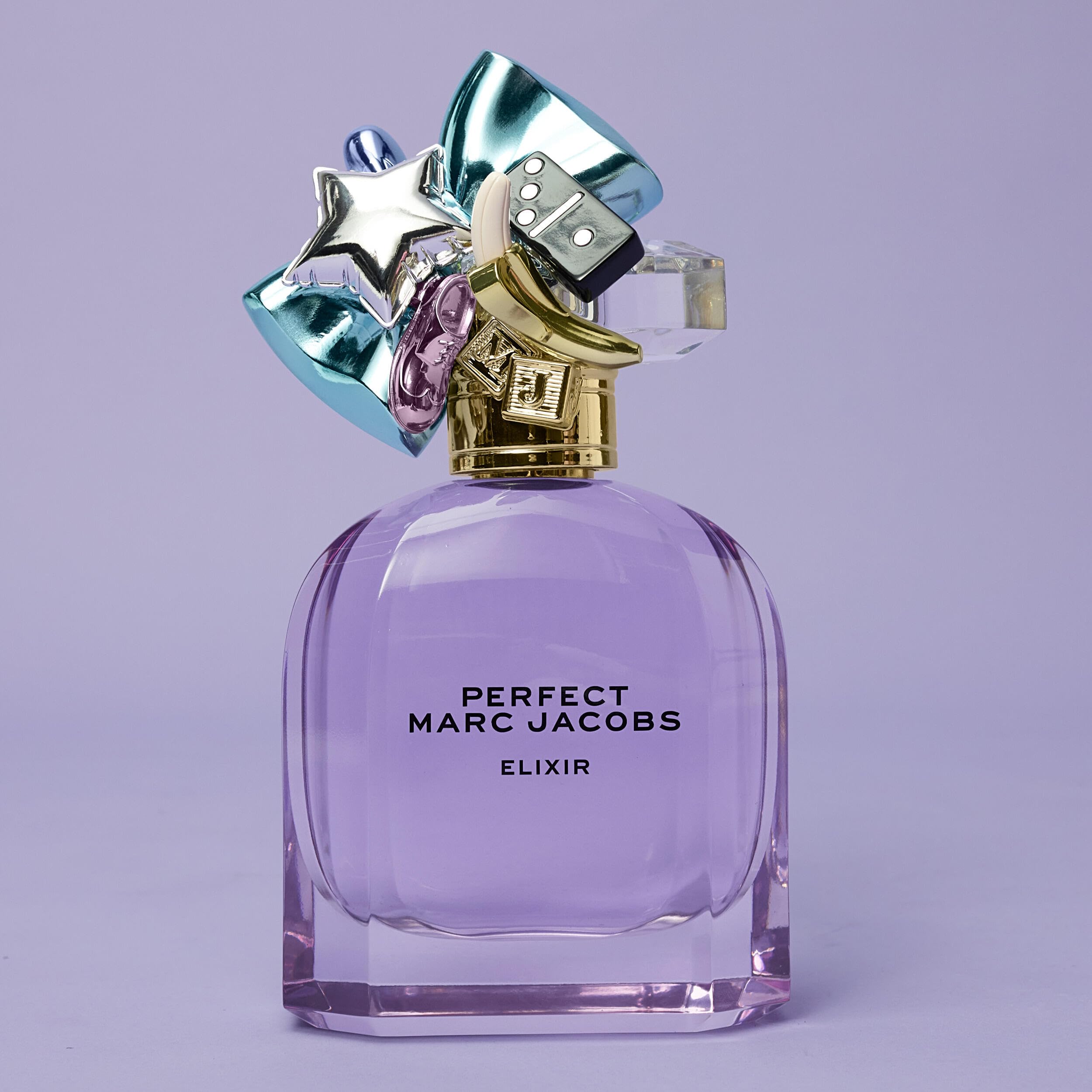 Marc Jacobs Perfect Elixir Eau de Parfum – Ambery Floral Women's Perfume – With Notes of Purple Rhubarb, Golden Amber Woods & Vanilla Bean Extract - Vegan Fragrance
