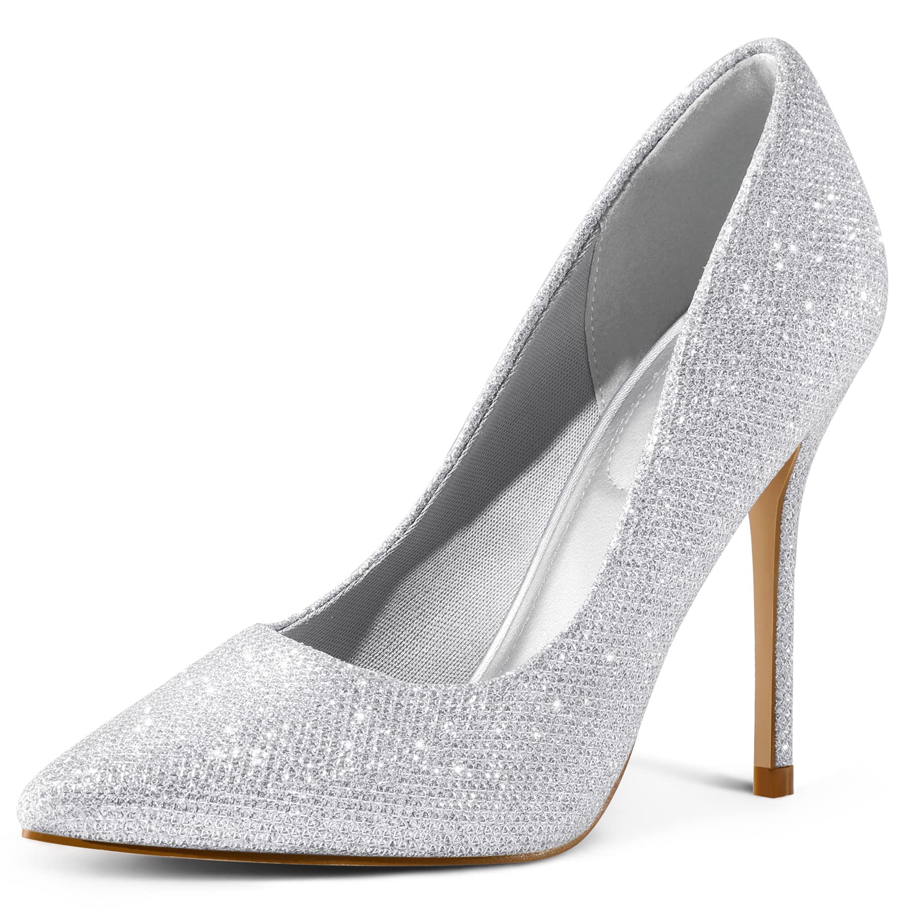 Women's 4-Inch Stiletto Pumps – Pointed Toe Dress & Wedding Heels