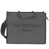 Chinllo Women's Quilted Tote Bag | Top Handle Satchel with Shoulder Strap | S, M, L