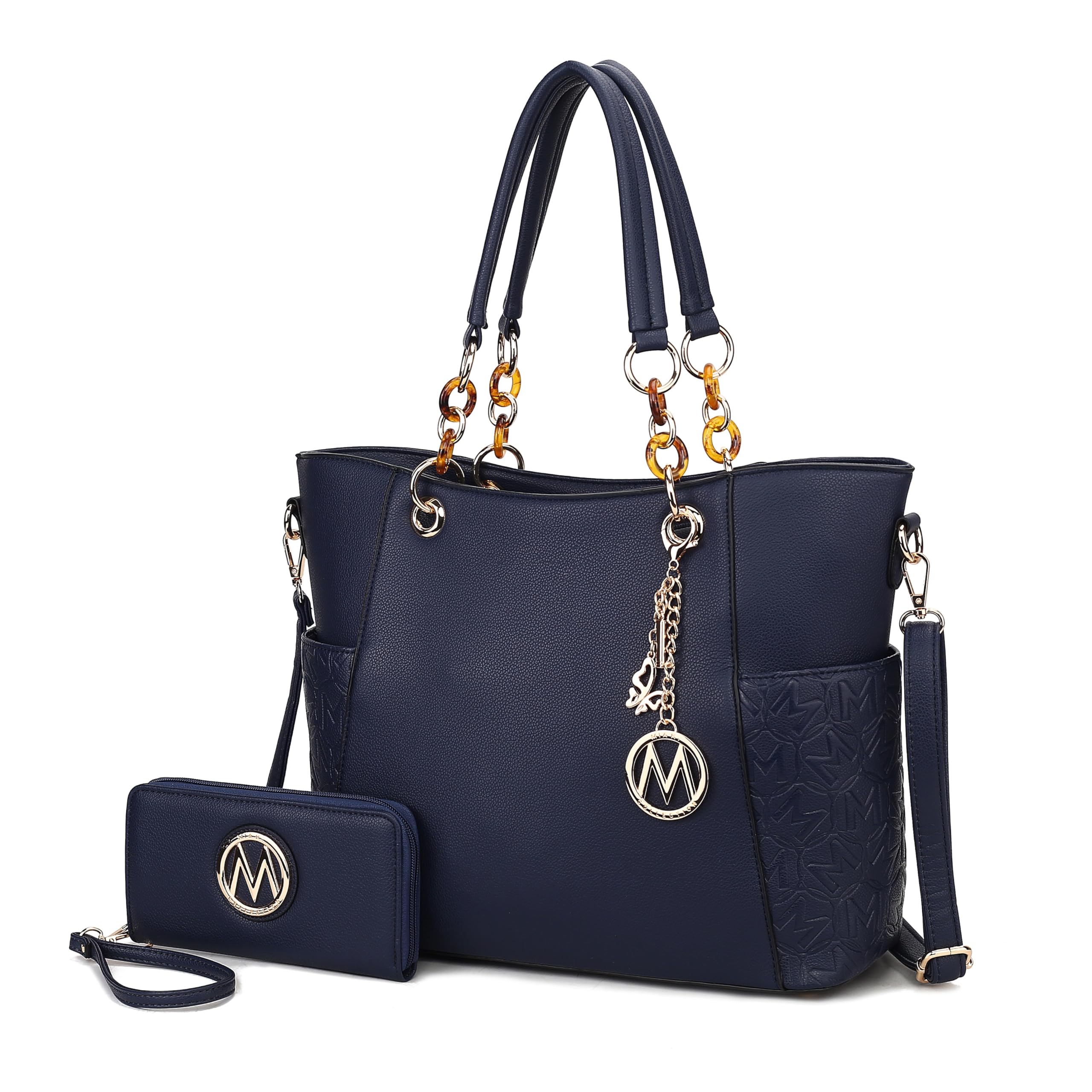 MKF Collection Tote Bag for Women | Vegan Leather Handbag Set with Wallet | Mia K | 87 Colors & Styles