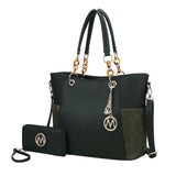 MKF Collection Tote Bag for Women | Vegan Leather Handbag Set with Wallet | Mia K | 87 Colors & Styles