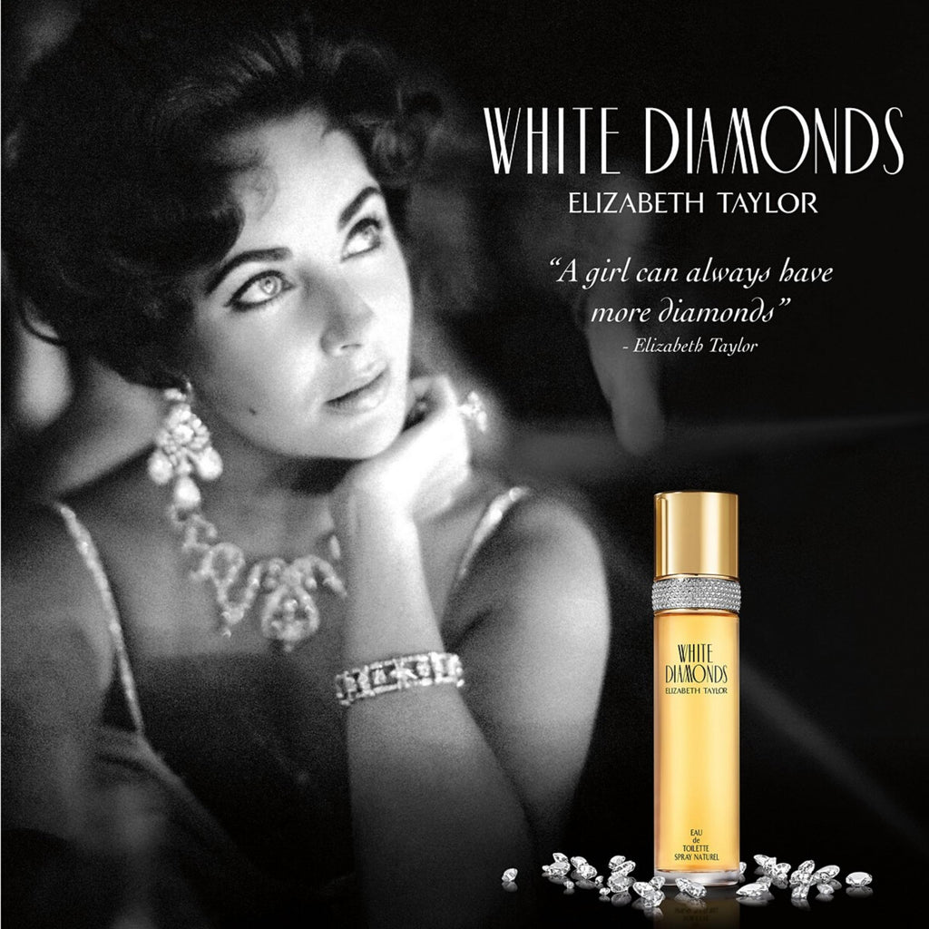 Elizabeth Taylor White Diamonds Eau de Toilette – Women's Floral Chypre Fragrance
