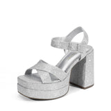 DREAM PAIRS Y2K Platform Chunky Heel Sandals | Square Toe Ankle Strap | Sizes 5–11