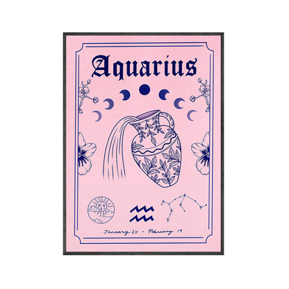 Constellation Wall Art Canvas Poster Print - Dazzling Beauty Solution