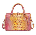 Women's Crocodile-Embossed Tote Bag | Vegan Leather Crossbody Purse | 23 Colors
