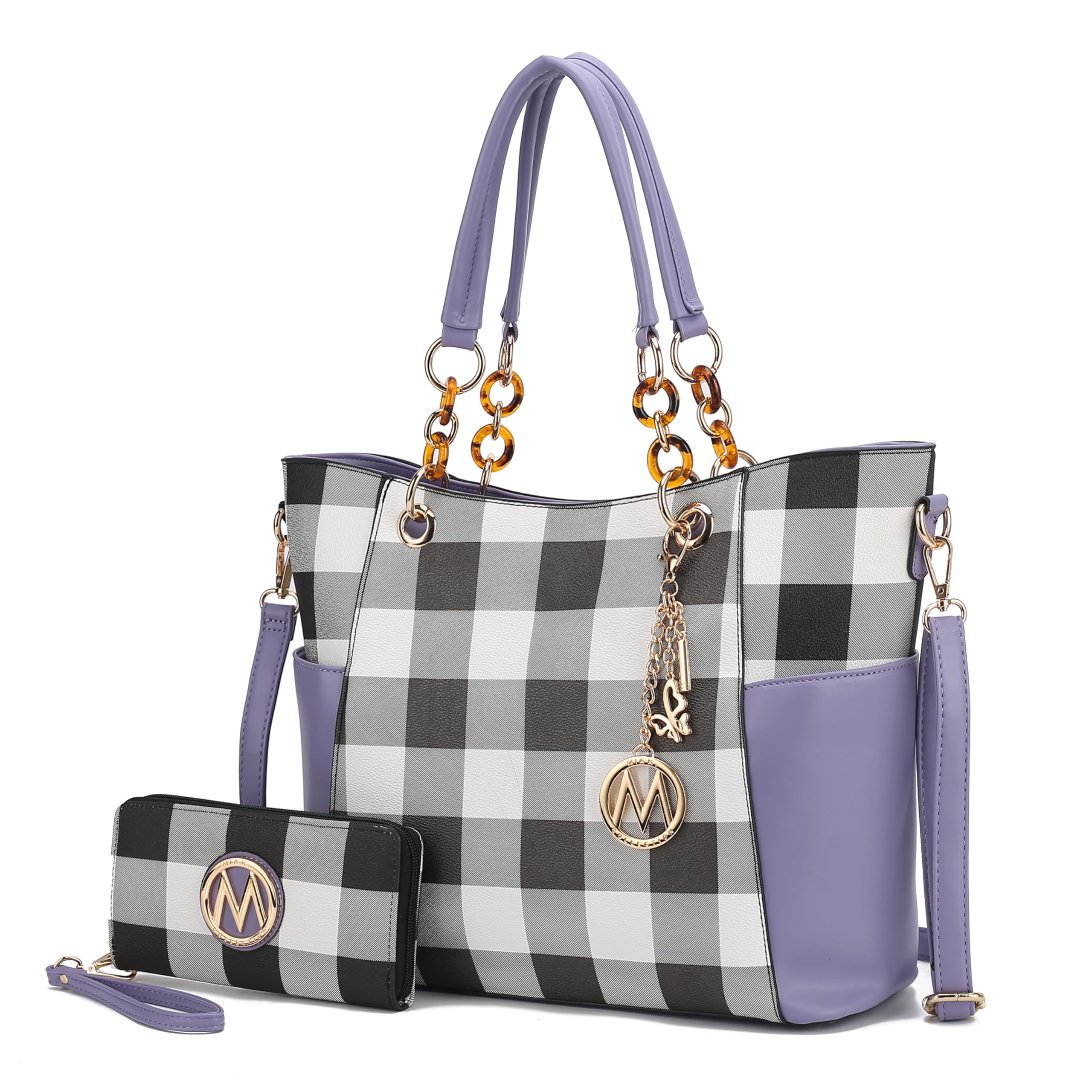 MKF Collection Tote Bag for Women | Vegan Leather Handbag Set with Wallet | Mia K | 87 Colors & Styles
