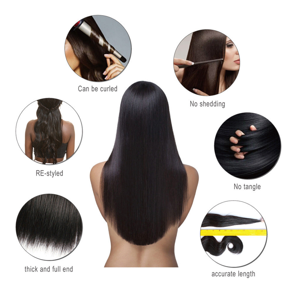 13x4 Hand-Tied Human Hair Lace Wig – Natural Look & Dyeable - Dazzling Beauty Solution