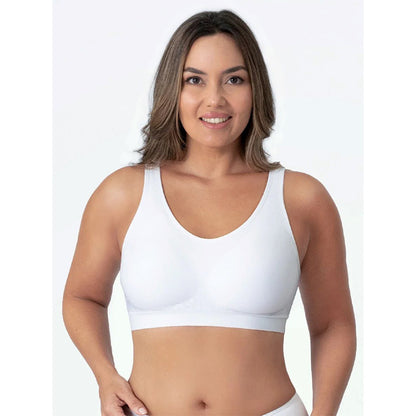 Large Size Seamless Vest Bra – Solid Color Lightweight Support - Dazzling Beauty Solution