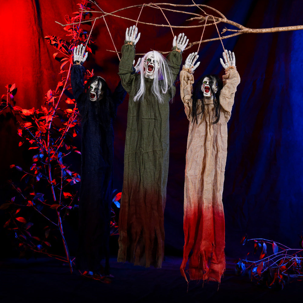 Halloween Decoration Hanging Ghost Haunted House Secret Room Layout Props - Dazzling Beauty Solution