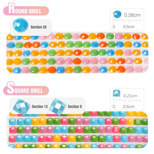 Mosaic Cross Stitch Needlework Wall Art - Dazzling Beauty Solution