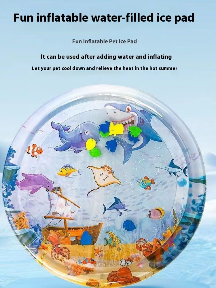 Summer Cooling Pet Water Bed Cushion Ice Pad Dog Sleeping Square Mat For Puppy Dogs Cats Pet Kennel Cool Cold - Dazzling Beauty Solution