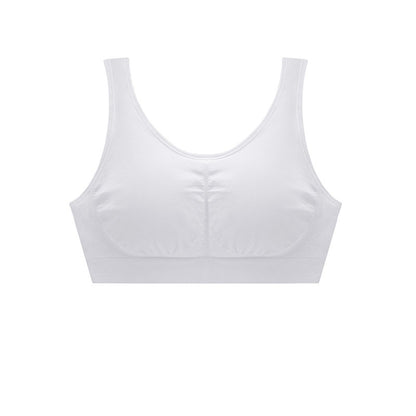 Large Size Seamless Vest Bra – Solid Color Lightweight Support - Dazzling Beauty Solution