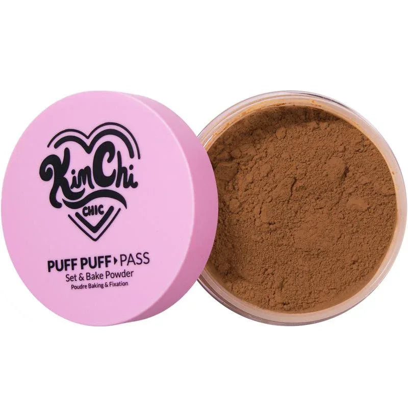 Kimchi Chic Puff Puff Pass Set & Bake Powder – Lightweight Translucent Setting Powder - Dazzling Beauty Solution
