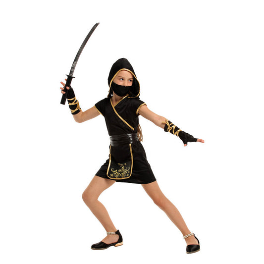 Girls’Ninja Halloween Costume Kids 2-Piece Outfit Set - Dazzling Beauty Solution