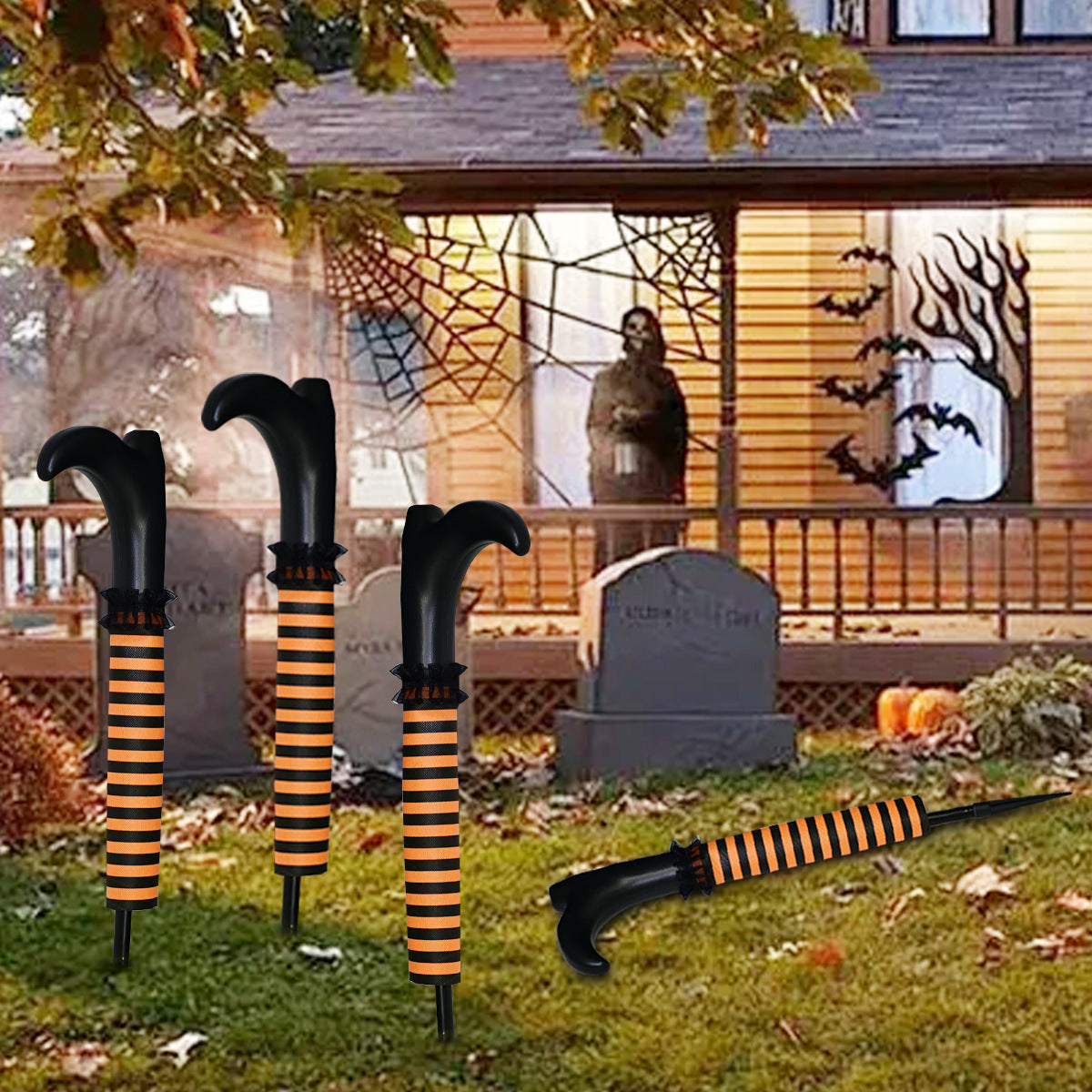 Halloween Decorations Inverted Elf Leg Layout Props - Dazzling Beauty Solution