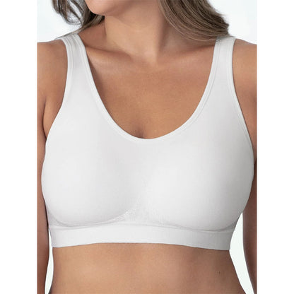 Large Size Seamless Vest Bra – Solid Color Lightweight Support - Dazzling Beauty Solution