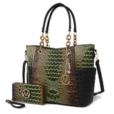 MKF Collection Tote Bag for Women | Vegan Leather Handbag Set with Wallet | Mia K | 87 Colors & Styles