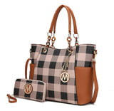 MKF Collection Tote Bag for Women | Vegan Leather Handbag Set with Wallet | Mia K | 87 Colors & Styles