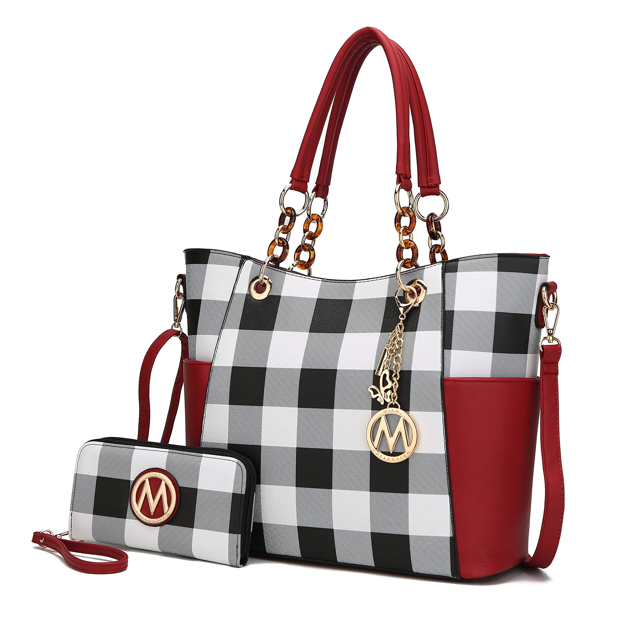 MKF Collection Tote Bag for Women | Vegan Leather Handbag Set with Wallet | Mia K | 87 Colors & Styles