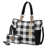 MKF Collection Tote Bag for Women | Vegan Leather Handbag Set with Wallet | Mia K | 87 Colors & Styles