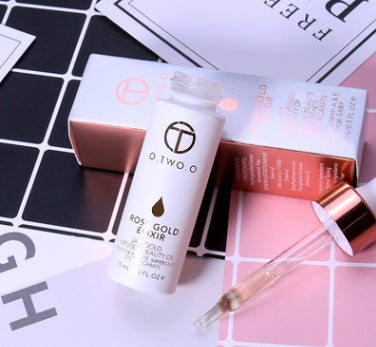 24k Rose Gold Elixir Skin Make Up Oil For Face Essential Oil Before Primer Foundation Moisturizing Face Oil Anti-aging - Dazzling Beauty Solution
