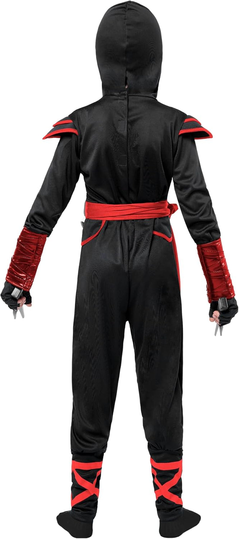 Halloween Ninja Costume Kids, Ninja Dragon Jumpsuit Set, Boys Halloween Costume for Dressup Party