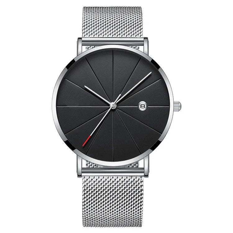 Simple calendar watch male creative waterproof quartz watch - Dazzling Beauty Solution