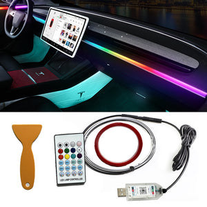 USB Car Ambient Light Kit – 5W LED Interior Glow - Dazzling Beauty Solution