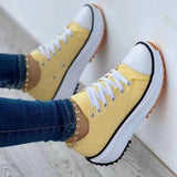 Women's Canvas High Top Casual Shoes - Dazzling Beauty Solution