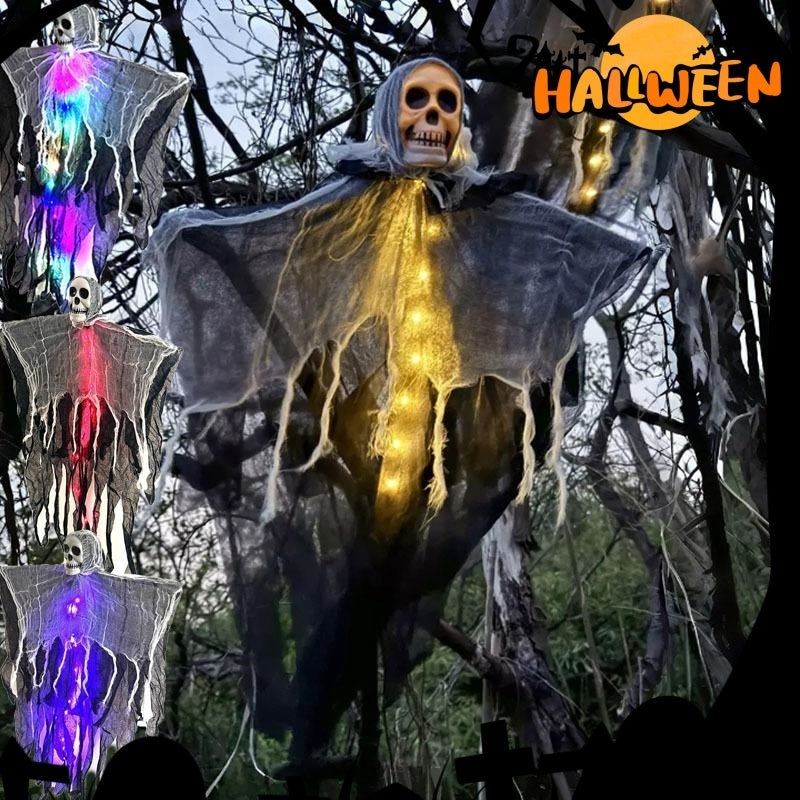 Halloween Decorations Horror Hanging Ghost Skull Skeleton Prop Perfect For Home Outdoor Yard Party Supplies Festival Decorations - Dazzling Beauty Solution