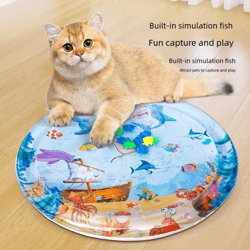 Summer Cooling Pet Water Bed Cushion Ice Pad Dog Sleeping Square Mat For Puppy Dogs Cats Pet Kennel Cool Cold - Dazzling Beauty Solution