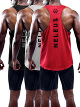 Men'S 3 Pack Dry Fit Y-Back Muscle Tank Top