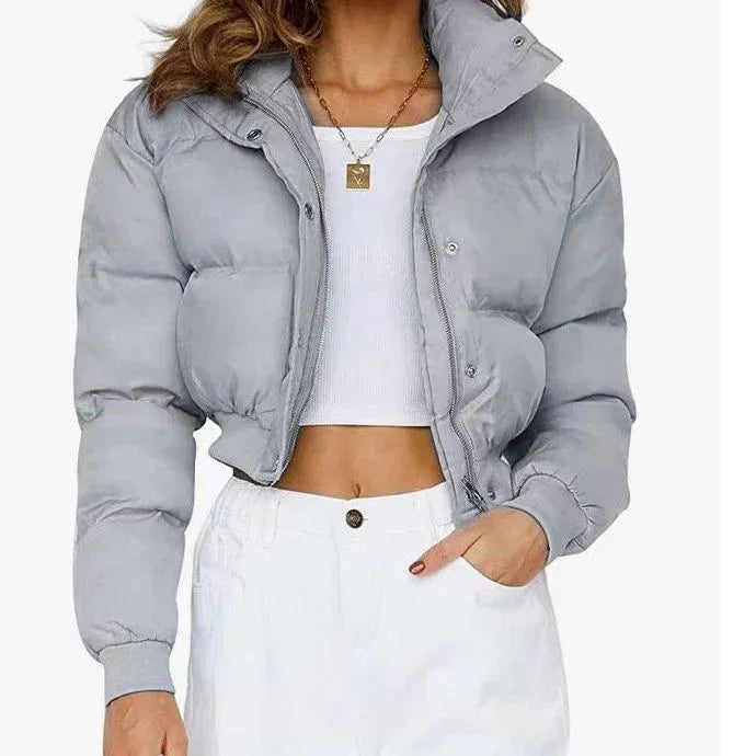 Loose Leisure Warm Polyester Jacket Women - Dazzling Beauty Solution