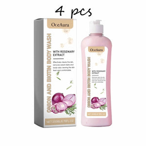 Oceaura Rosemary Body Wash – Moisturizing Exfoliating Shower Gel - Dazzling Beauty Solution