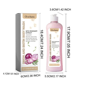Oceaura Rosemary Body Wash – Moisturizing Exfoliating Shower Gel - Dazzling Beauty Solution