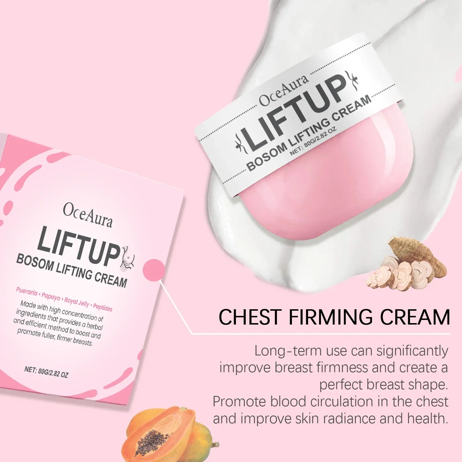Oceaura Breast Care Cream – Nourishing & Firming Skin Cream - Dazzling Beauty Solution