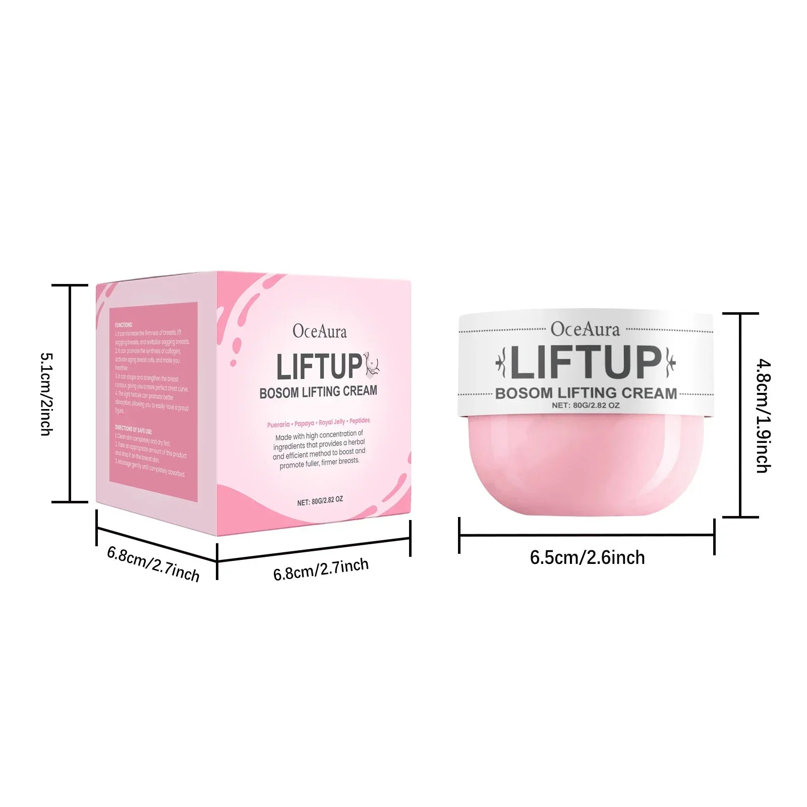 Oceaura Breast Care Cream – Nourishing & Firming Skin Cream - Dazzling Beauty Solution