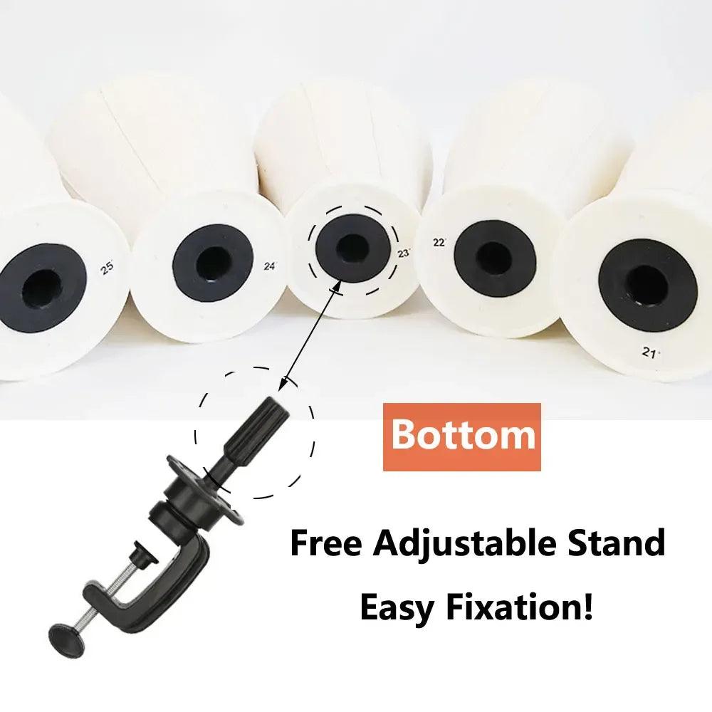 Canvas Wig Head Stand | Professional Mannequin for Styling & Display - Dazzling Beauty Solution