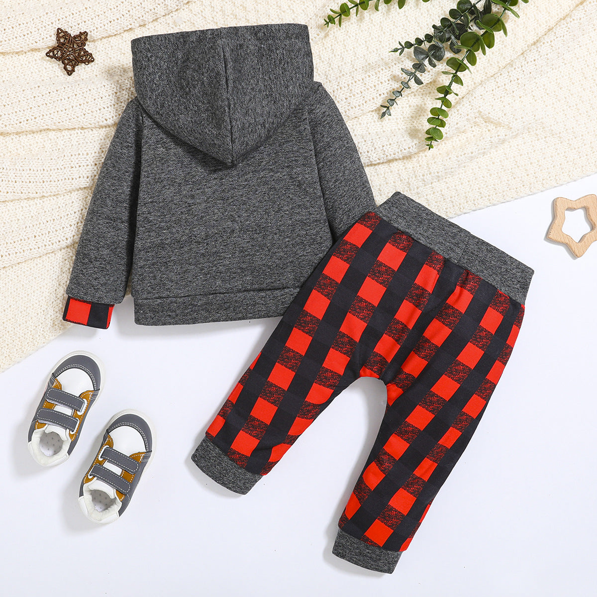 Children's Hooded Sweater Korean Style Fashion Baby Boys' Casual Suit - Dazzling Beauty Solution