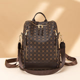 Floral Embossed Travel Backpack – Waterproof PVC (Unisex - Dazzling Beauty Solution