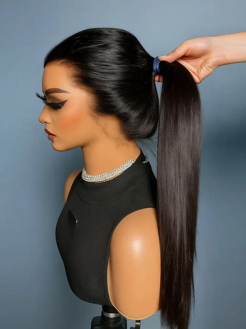30 Inch Full Lace Human Hair Drawstring Wig - Dazzling Beauty Solution