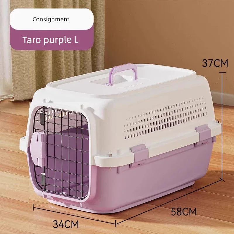 Portable Cat & Dog Flight Case Carrier - Dazzling Beauty Solution