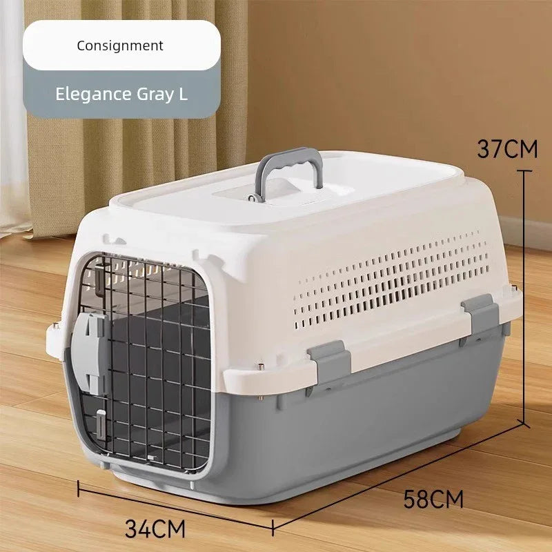 Portable Cat & Dog Flight Case Carrier - Dazzling Beauty Solution