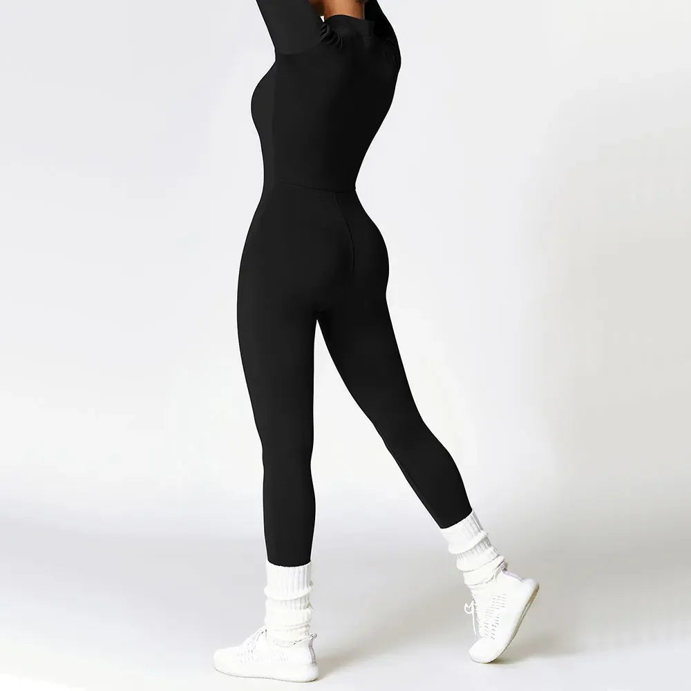 Velvet Yoga Jumpsuit for Women – Soft One-Piece Activewear - Dazzling Beauty Solution