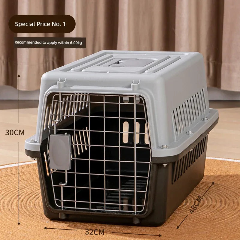 Portable Cat & Dog Flight Case Carrier - Dazzling Beauty Solution