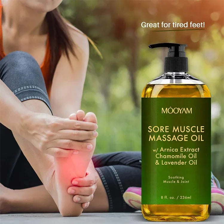 100% Pure Organic Lavender & Frankincense Massage Body Oil – Relaxing, Anti-Cellulite & Sore Muscle Relief - Dazzling Beauty Solution