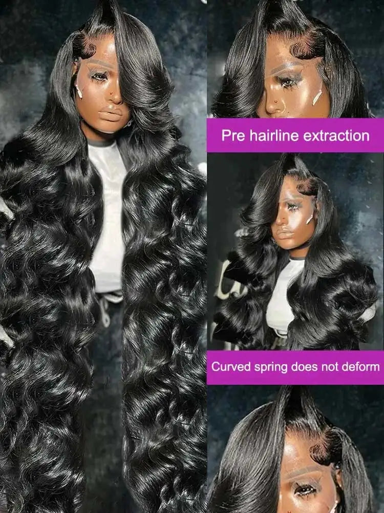 Raw Peruvian Body Wave HD Lace Front Wig | 100% Human Hair | 180% & 250% Density | 16–42 Inches