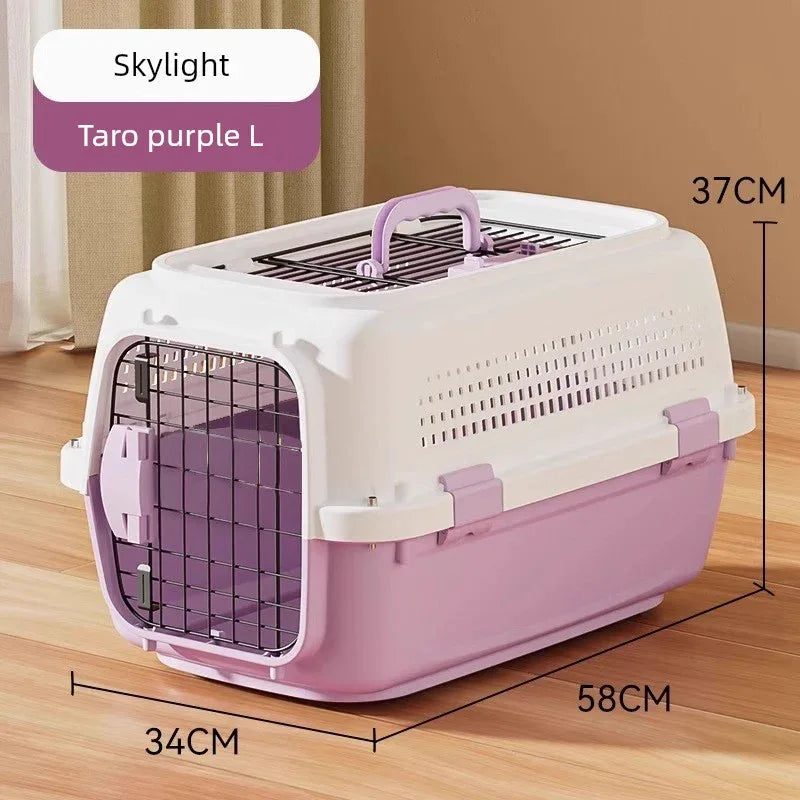 Portable Cat & Dog Flight Case Carrier - Dazzling Beauty Solution