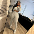 Women's 2-Piece Tracksuit - Zip Jacket & Leggings Set